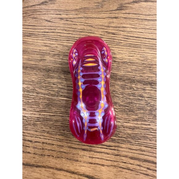 Hot Wheels Clear Speeder Die-Cast Car 2013 Mattel Bright Pink & Orange Design - Picture 3 of 5